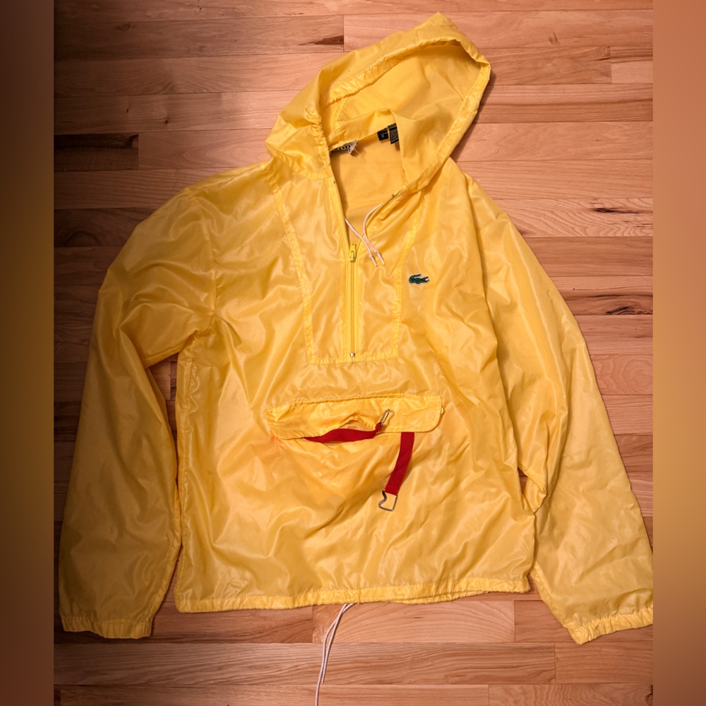 Lacoste Yellow Hooded Jacket